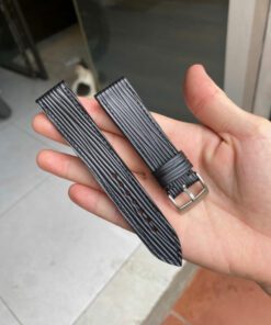 Epi Black Leather Watch Strap