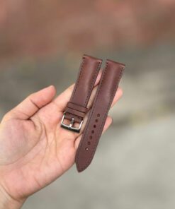 Maya Brown Leather Watch Strap