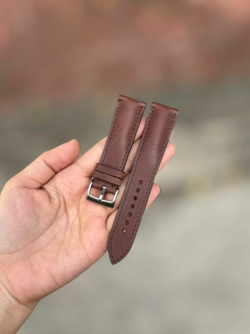 Maya Brown Leather Watch Strap
