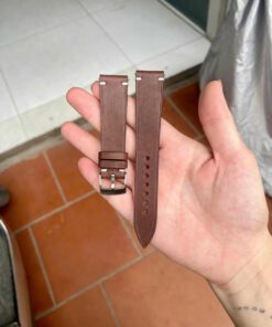Maya Brown Leather Watch Strap