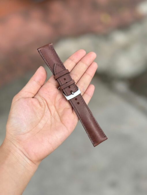 Maya Brown Leather Watch Strap