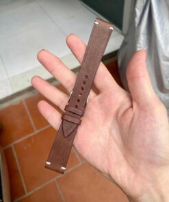 Maya Brown Leather Watch Strap