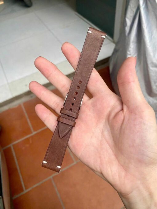 Maya Brown Leather Watch Strap